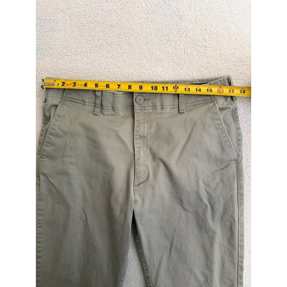 Lee Extreme Comfort Mens 36x34 Green Regular Fit Stretch Chino Pants 104273520 - Picture 6 of 10
